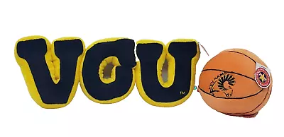 Virginia Commonthwealth Plush Fan Lot Spirit Name & Basketball Vcu • $24.99