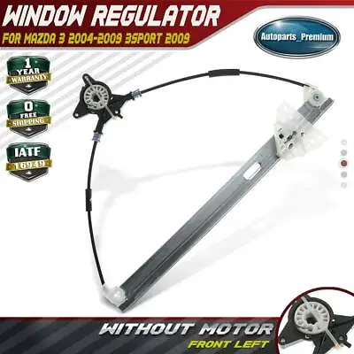 New Power Window Regulator Without Motor For Mazda 3 2004-2009 Front Driver Side • $29.64