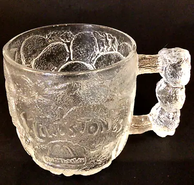 McDonalds Flintstones Rocky Road Glass Mug Collectible 1993 USA • $7.51