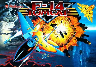 Williams F-14 Tomcat Pinball Machine Translite • $99.95