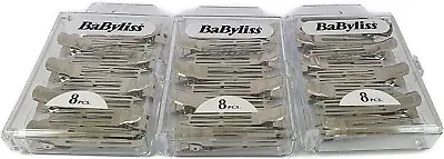 Hairdresser Sectioning Clips X 24 In Cases Of 8 Babyliss • £3.68