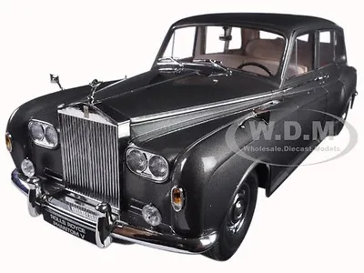 $159.99 • Buy 1964 Rolls Royce Phantom V Mpw Gunmetal Grey Lhd 1/18 Model Car By Paragon 98214