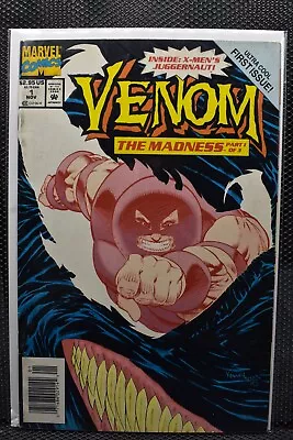 Venom The Madness #1 Newsstand Embossed Cover Marvel 1993 Juggernaut 6.0 • $6.39