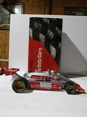 Ezra Brooks Silver STP #40 Indy 500 Race Car Decanter RARE Only 50 Made • $388