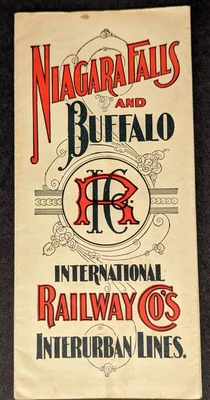 $9.99 • Buy **EARLY 1900's INTERNATIONAL RAILWAY CO.  INTERURBAN LINES BROCHURE**W/MAP