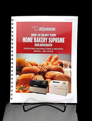 Zojirushi BB-CEC20 Bread Machine Manual Owners Instruction User Guide COLORCOPY • $29.06