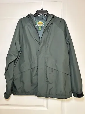 Cabelas Goretex Anorak Rain Jacket Windbreaker Mens M All Weather Green -cool! • $40