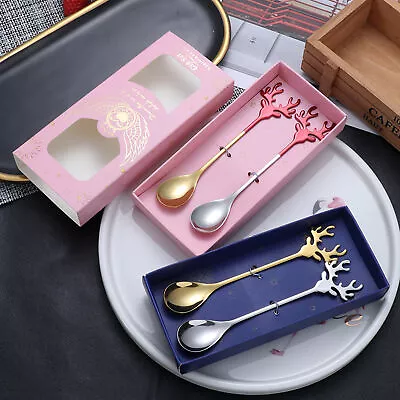 Stirring Spoon Multifunction Chic Elk Shape Stirring Spoon 304 Stainless Steel • $7.76