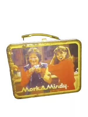 Vintage Mork And Mindy Lunchbox 1979 Metal Rare By Thermos • $15