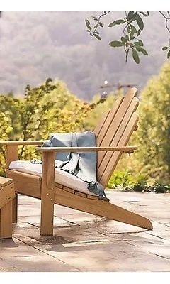 $577.85 • Buy A Grade Teak Wood Adirondack Chair Patio Garden Relaxing Outdoor Indoor Pool Set