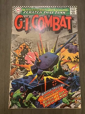 GI COMBAT 124 (Jun-Jul 1967) Haunted Tank VG- 3.5 • $1