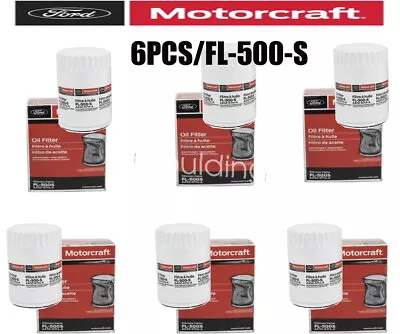 Genuine Motorcraft FL500S Professional Engine Oil Filter Ford AA5Z6714A 6 Pack • $48.99