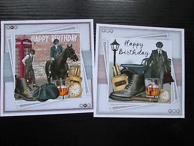 £1.30 • Buy NEW ===  2  X  MALE THEMED  Card Toppers --- Happy Birthday 