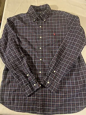 Ralph Lauren Polo Men’s Long Sleeve  Button Up Shirt Size XL • $17.99