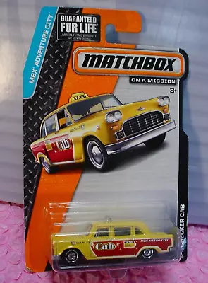 2015 Matchbox CHECKER CAB #11☆yellow Taxi;Metro City☆Adventure City☆ • $9.96