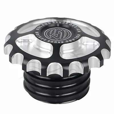 Motorcycle Black RSD Fuel Gas Tank Cap Cover For Harley Sportster 883 Low XL883L • $19.93