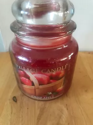 Village Candle Crisp Apple Scent 16 Ounce NEW • $17.95