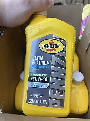 Pennzoil Ultra 0W-40 Full Synthetic: 7 QUARTS + OIL FILTER !! 6.4L OIL CHANGE • $50