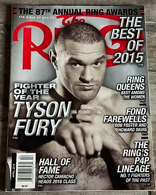 Tyson Fury THE RING Magazine April 2016 - Boxing • $9.95