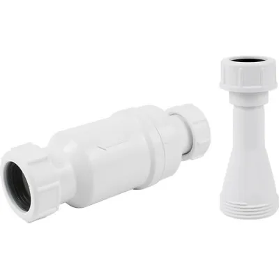 McAlpine - Self Closing Waste Valve With TunDish Adaptor - 372MACVALVE3 • £26.99