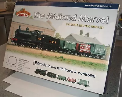 Bachmann #30-105  OO    The Midland Marvel  Trainset As New Unused Condion  1/76 • $279.50