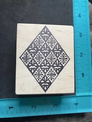 Magenta Rubber Stamp Diamond 14425I • $2