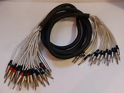 Siesmic Audio 12 Channel 1/4 TRS To 24 1/4 TS 15ft Insert Snake (Needs Repair) • $99.99