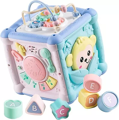 Baby Toy Activity Cube For 6 Month+ 7 In 1 Musical Learning Toys For Toddlers • $13.99