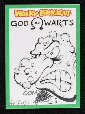 2013 Topps Wacky Packages All New Series 10 Sketch Cards 1/1 Joe Simko Ex1 • $29.58