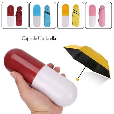 $22.62 • Buy Super Mini Pocket Compact Umbrella Sun Anti UV 5 Folding Rain Windproof Travel ~
