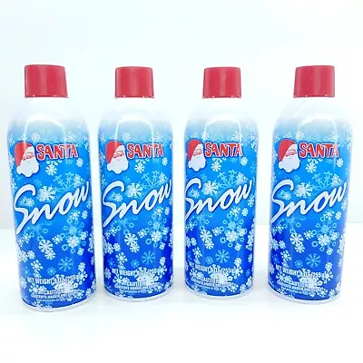 $28.95 • Buy Santa Snow Spray Aerosol - 9oz Qty 4 - Window Decor Christmas