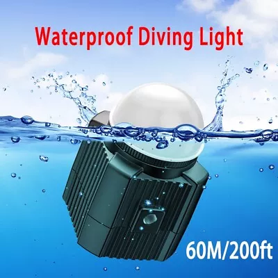 60M Waterproof Diving Light Underwater LED Light For Gopro For Canon SLR Camera • $37.98