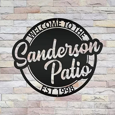 Personalized Patio Sign - Make It Your Own Wording - Business Sign -Wedding Gift • £76.14