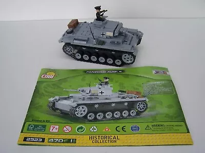 Cobi 2523 Panzer 111 Ausf. E Historical Collection Ww11 Building Set • $50