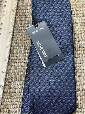 Murano Tie XL Tie Hand Tailored USA Extra Long NWT 100% Cotton Stunning Pattern • $15