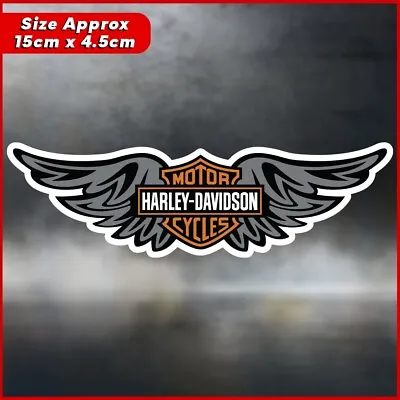 HARLEY Davidson Sticker For Laptop Motorcycle Car Ute Glass Mancave Vinyl Decal • $7.35