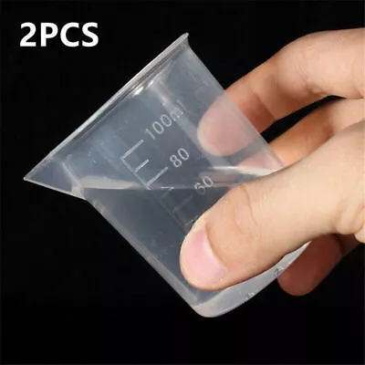 100ml Small Measuring Cup Plastic Jug Beaker Kitchen Tool For Laboratories Parts • $7.99