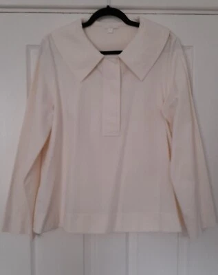 £24.99 • Buy Cos Cream Top Sailor Collar Sz 40 (12?)