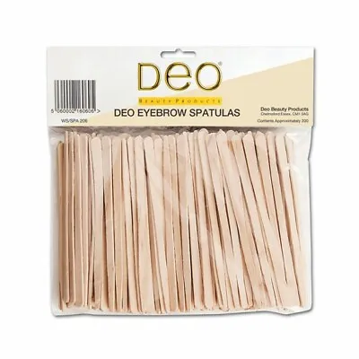 Deo Wooden Eyebrow Spatulas • £3.19