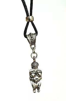 Goddess Necklace Venus Of Willendorf Fertility Cord Bead Ancient Symbol • $9.95