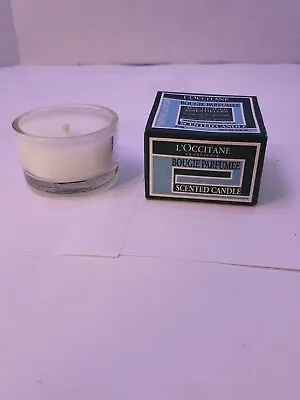 L'Occitane Bougie Parfumee. Lavender Tea Tree Geranium Candle 25g. • $18.99