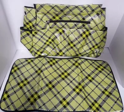 Miche Prima Delilah  Diaper Bag Shell W Changing Pad Green Black Plaid 2010. New • $19.95