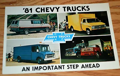 ★1981 Chevy Van / Commercial Trucks Original Vintage Photo Postcard • $4.99