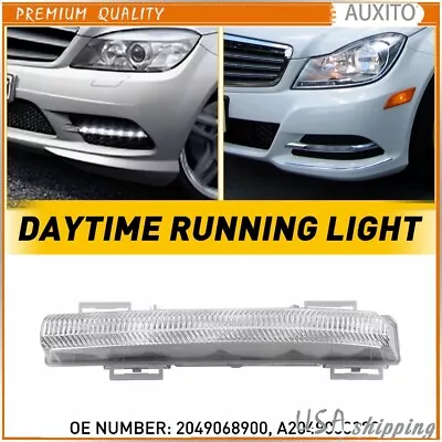 Left Side LED Daytime Driving Light Fog Lamps DRL For Mercedes Benz W204 C-Class • $19.99