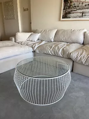 Glass Coffee Table- Temple And Webster Brand. Well Looked After  • $80