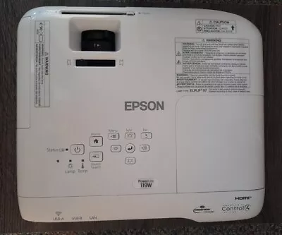 Epson POWERLITE-119W4000 LUMEN WXGA LCD PROJECTOR • $465