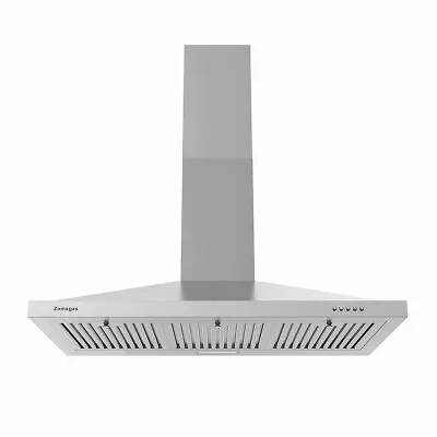 36 Inch Wall Mount Range Hood 450CFM Stainless Steel Kitchen Cook Vent LED New • $155.99