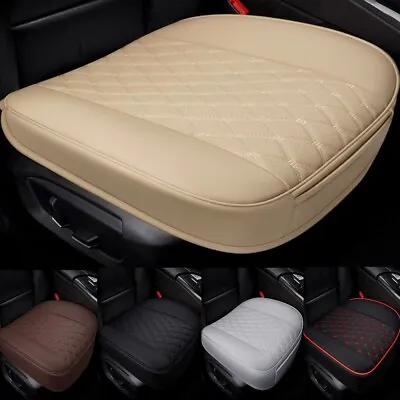 Leather Driver Bottom Seat Cover 3D Luxury Full Surround Chair Cushion Mat Pad • $20.99