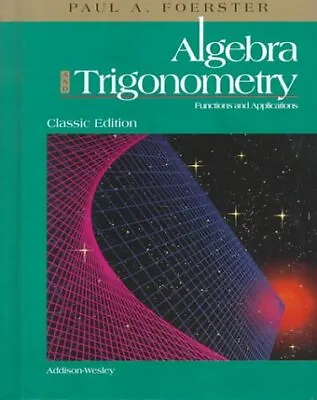 $23.83 • Buy Algebra And Trigonometry: Functions And Applications
