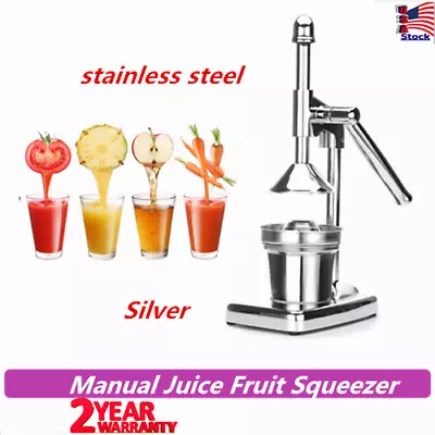 Manual Fruit Fresh Squeezer Juicer Hand Press Citrus Lemon Grapefruit Extractor  • $42